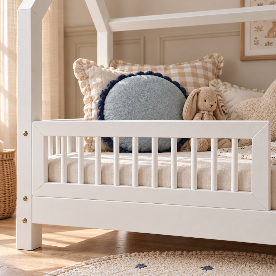Lit cabane Montessori avec barrière Pia