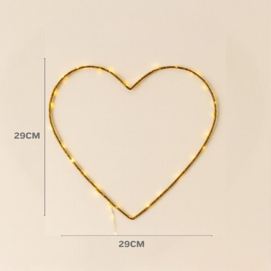 Guirlande lumineuse LED - Coeur