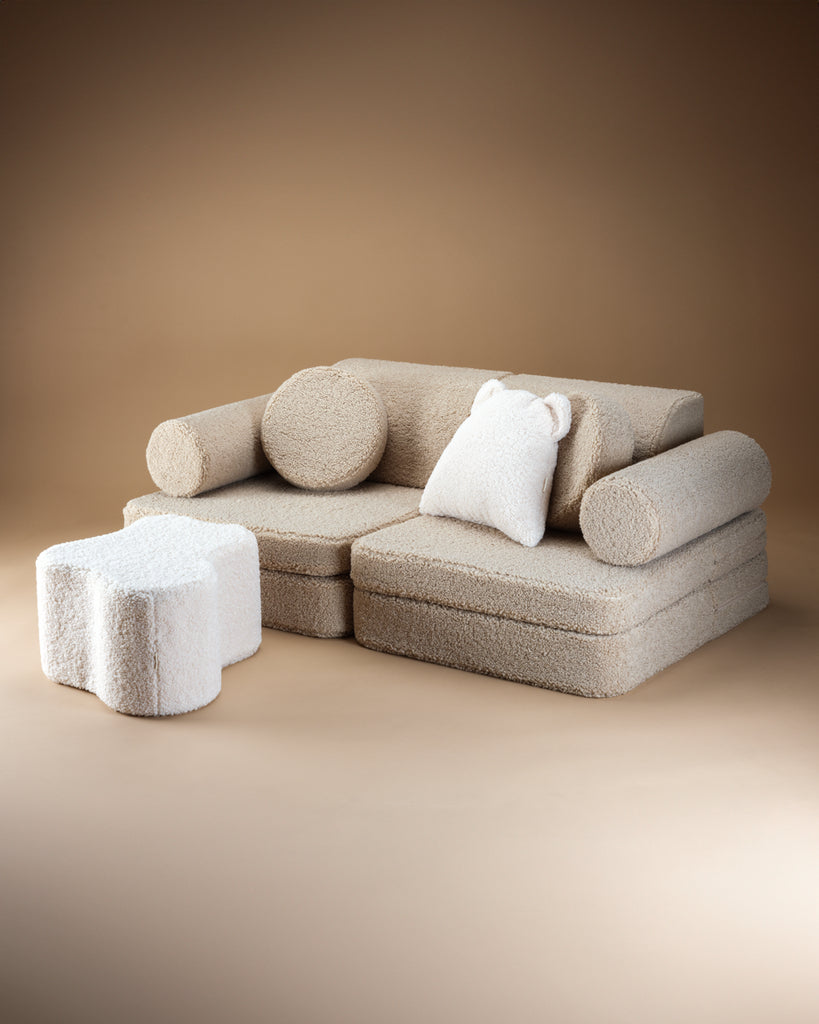 Fauteuil enfant Teddy bouclette