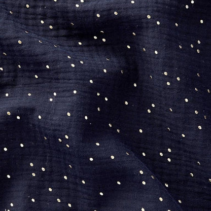 Pochette de rangement lit Bleu nuit or