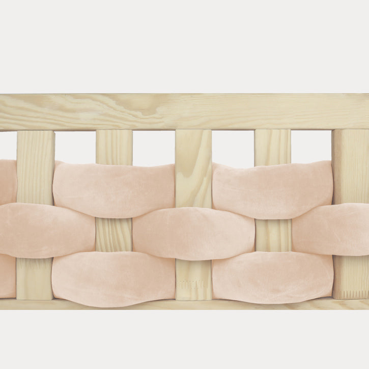 Tresse de lit Saumon poudré
