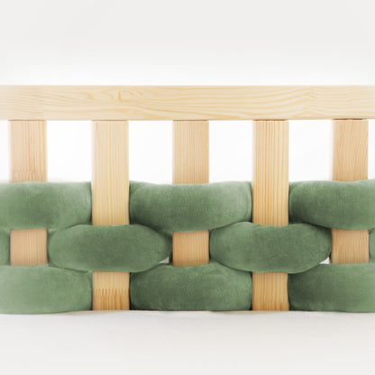 Tresse de lit Vert eucalyptus