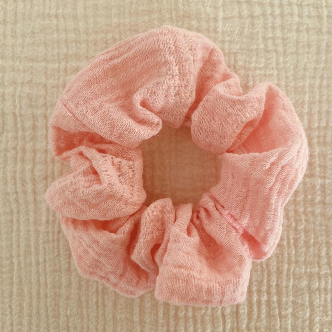 Chouchou double gaze - Couleur aléatoire