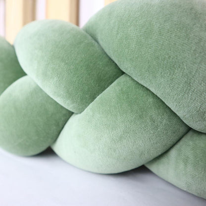 Tresse de lit vert eucalyptus 200cm