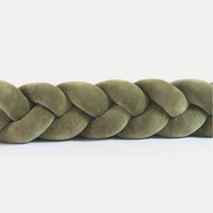 Tresse de lit Vert mousse 200cm