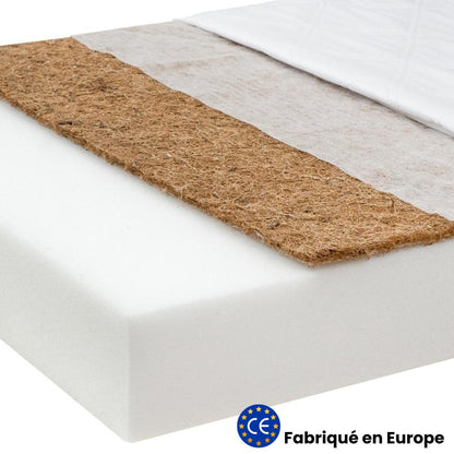Matelas enfant 90x190cm - Mousse &amp; coco