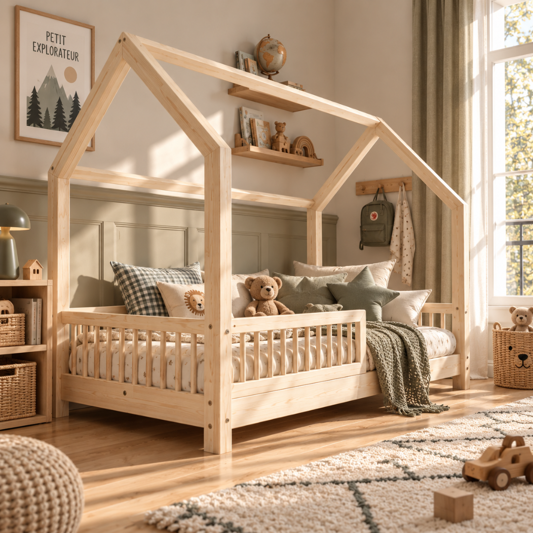Lit cabane Montessori Pia - Personnalisable