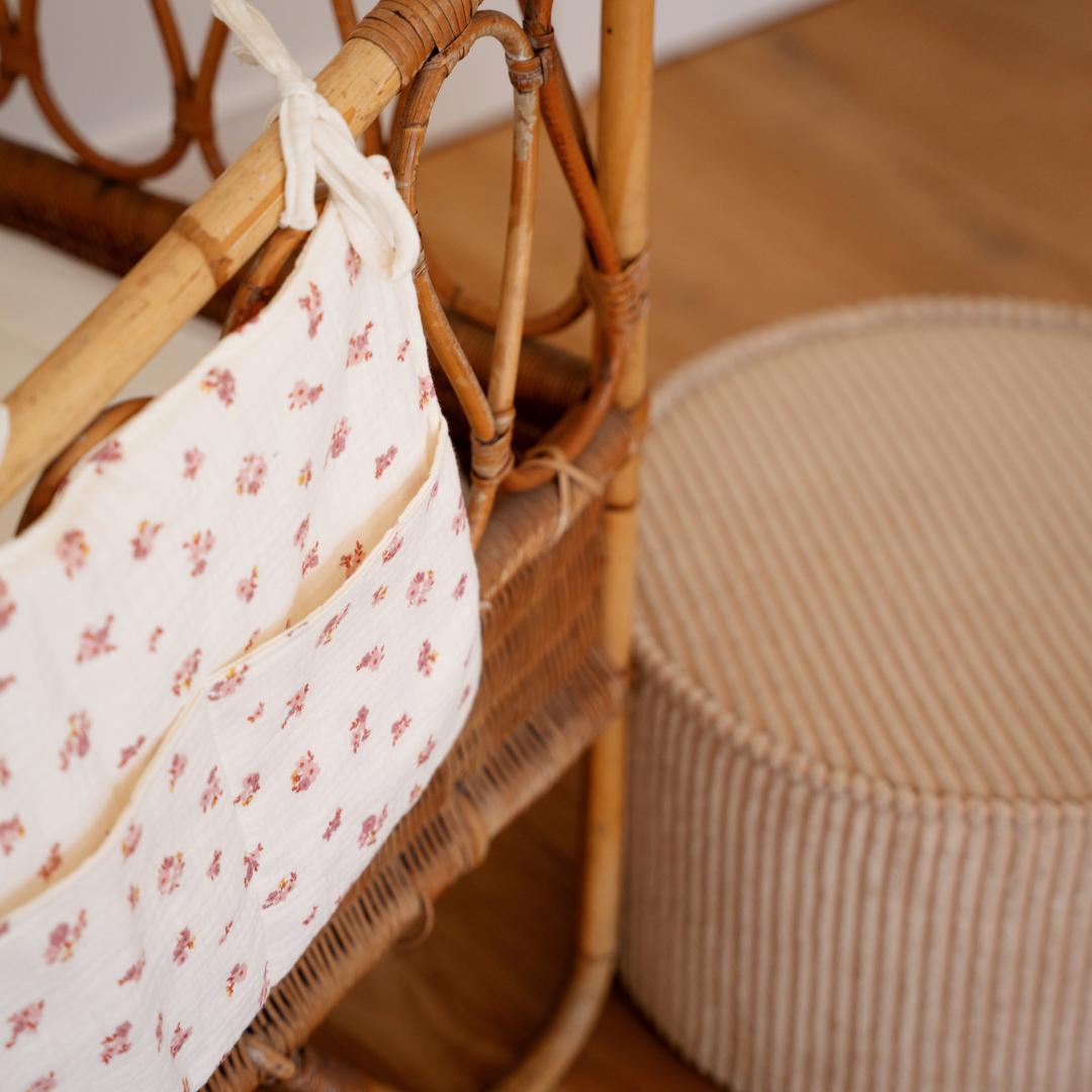 Pochette de rangement lit fleuri HAVA