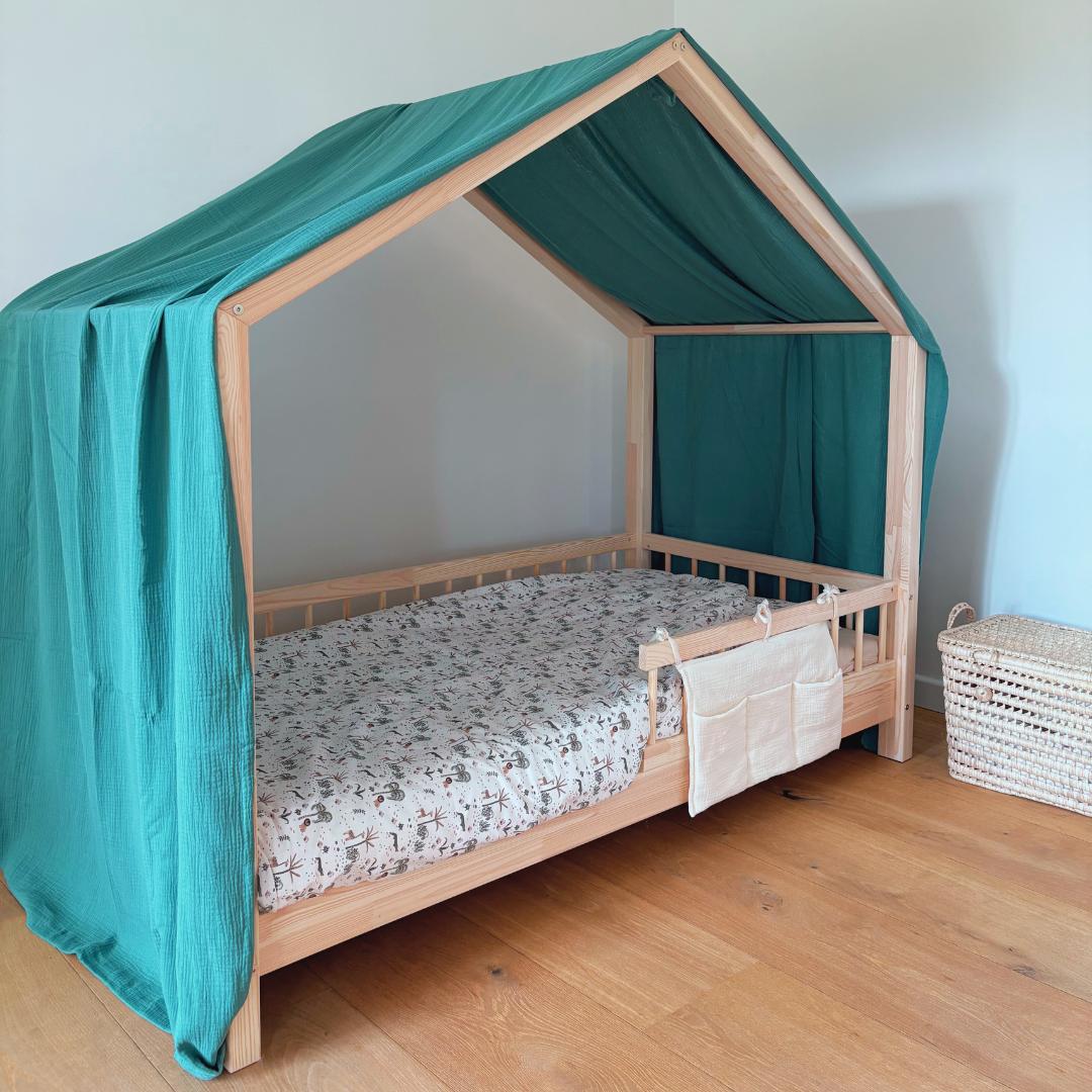 Ciel de lit cabane Vert eucalyptus