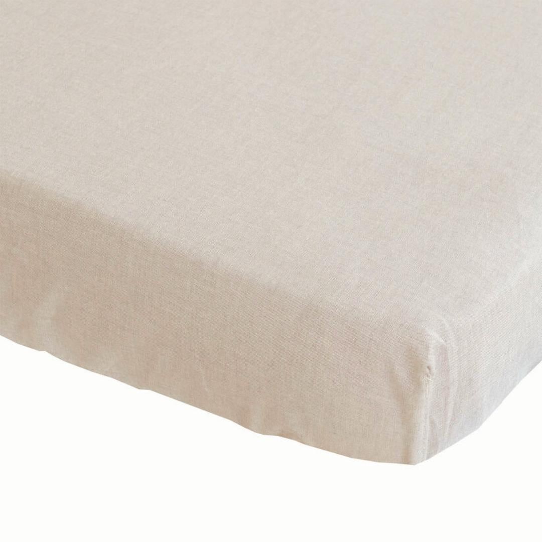 Drap housse enfant Beige