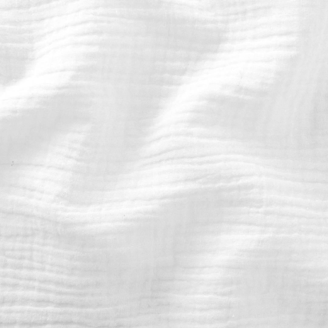 Housse de couette mousseline Blanc