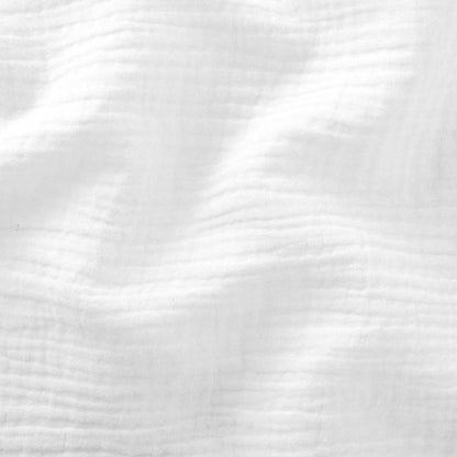 Housse de couette mousseline Blanc