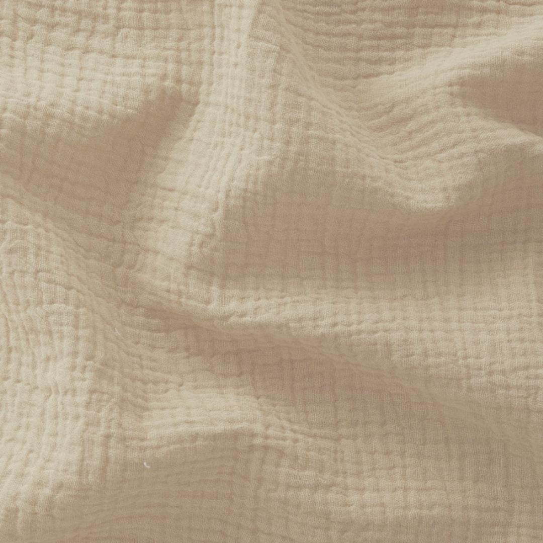 Housse de couette mousseline Beige
