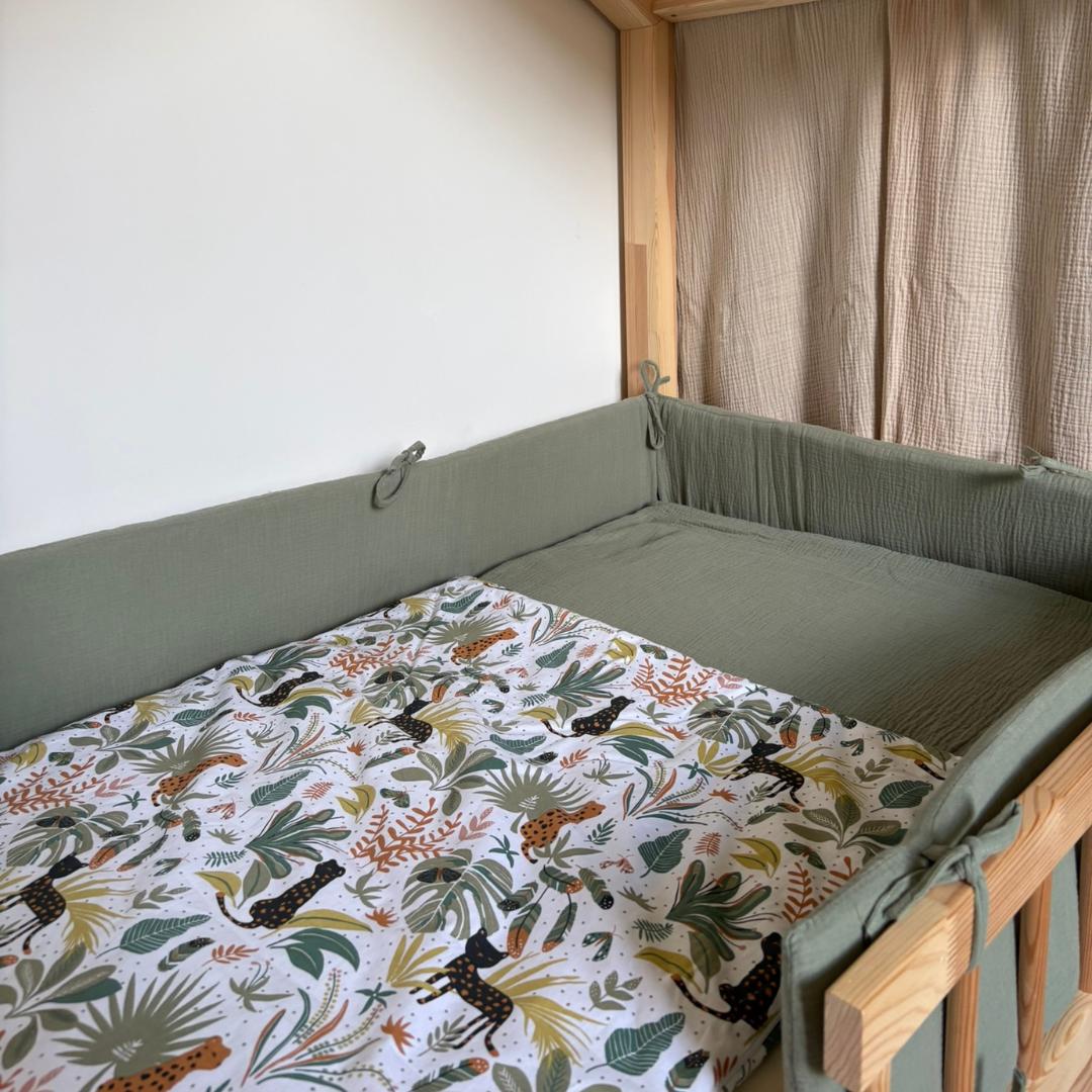 Kakigroene dubbelgaas cabinebedbumper 