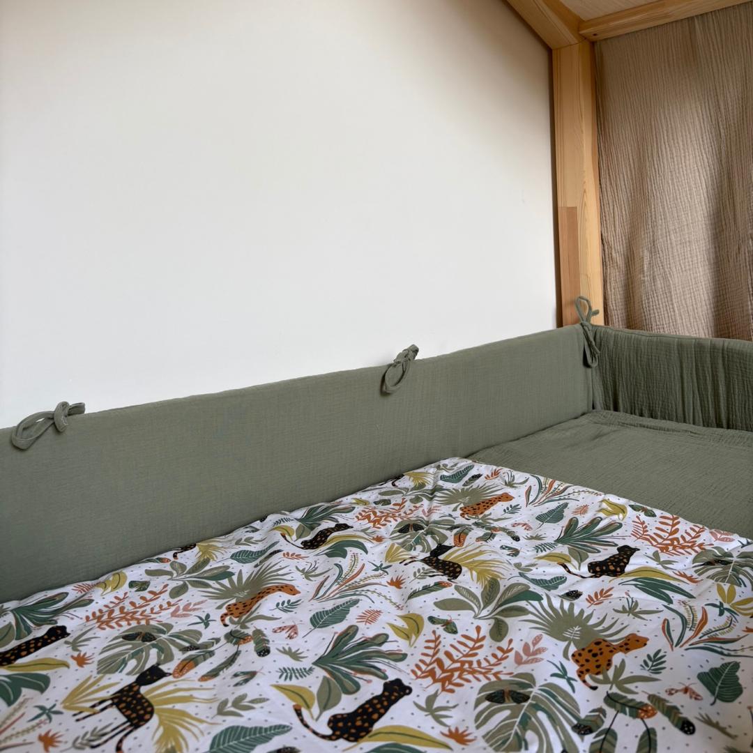 Kakigroene dubbelgaas cabinebedbumper 