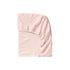 Drap housse double gaze coton BIO - Rose pétale