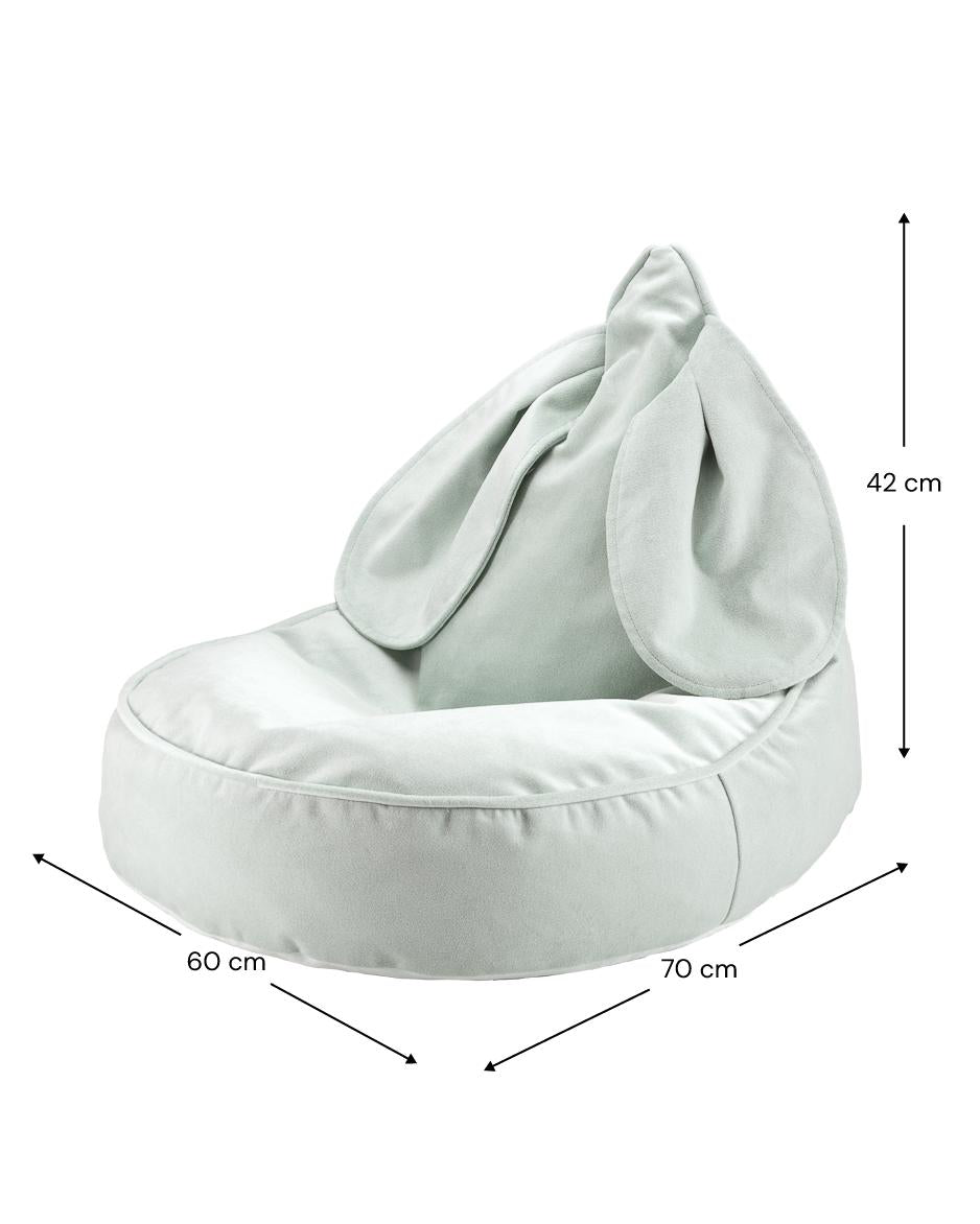 Fauteuil lapin Vert menthe