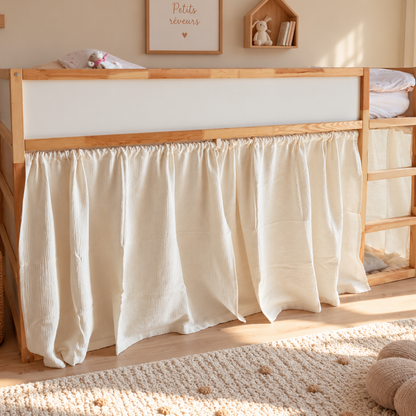 Rideaux lit Kura IKEA - Ecru