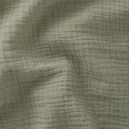 IKEA Kura Bed katoenen mousseline gordijn - Eucalyptusgroen