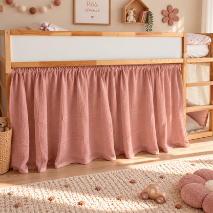Rideaux lit Kura IKEA - Rose