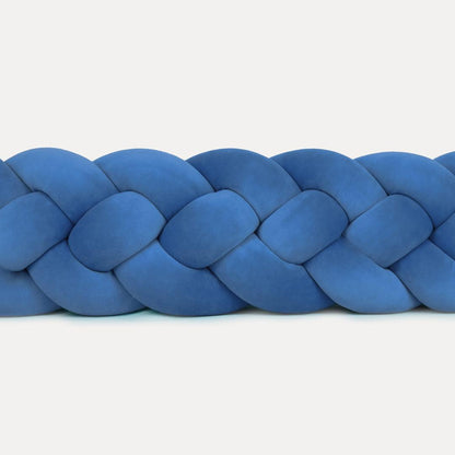 Tresse de lit 4 brins Bleu 180cm