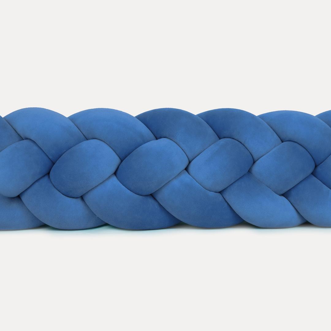 Tresse de lit 4 brins Bleu 300cm