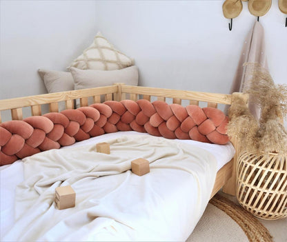 Tresse de lit 4 brins Terracotta 300cm