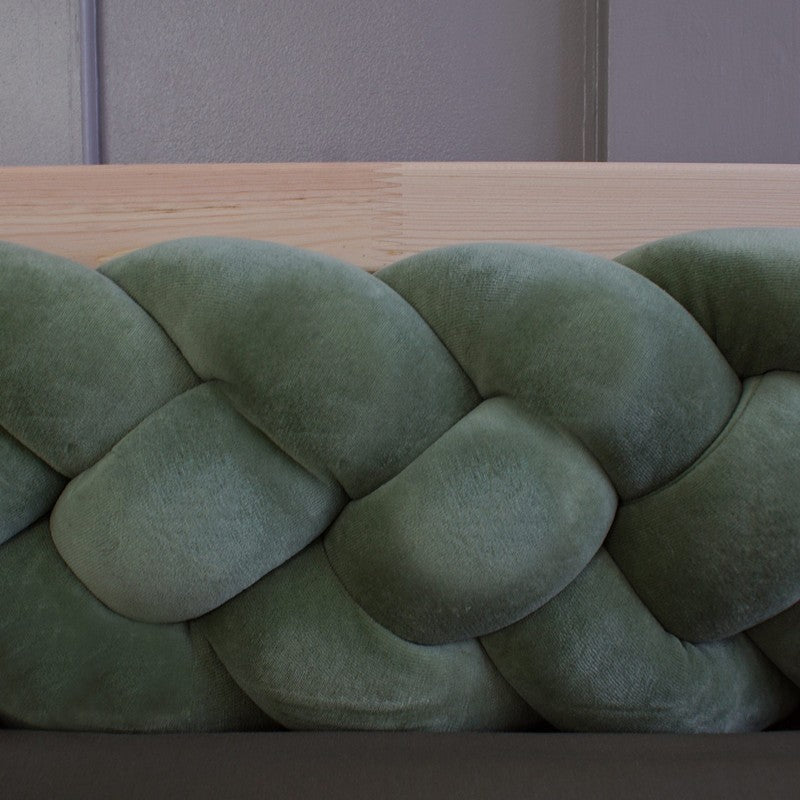 Tresse de lit 4 brins Vert 180cm