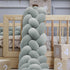 Tresse de lit 4 brins Vert sauge 180cm