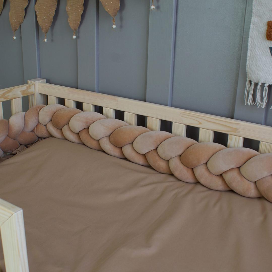 Tresse de lit Moka latte 300cm