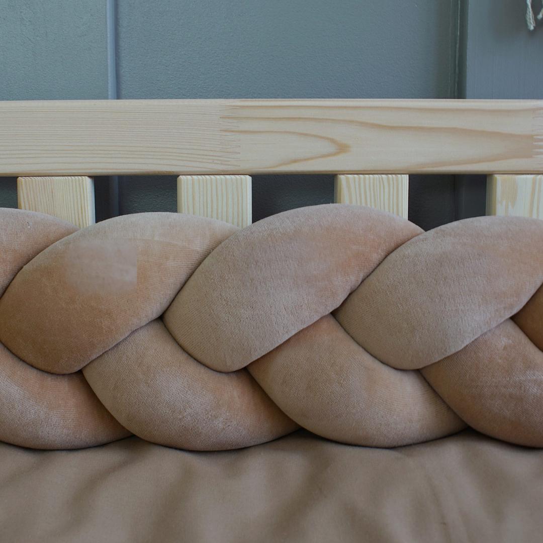 Tresse de lit Moka latte 240cm