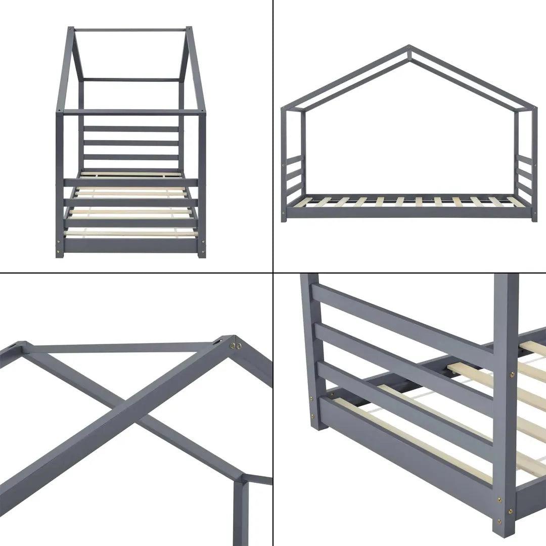 Lit cabane Montessori 90x200cm