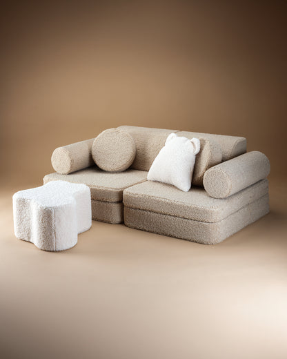 Fauteuil enfant Teddy bouclette