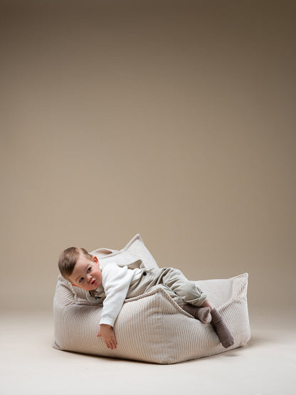 Fauteuil velours Blanc