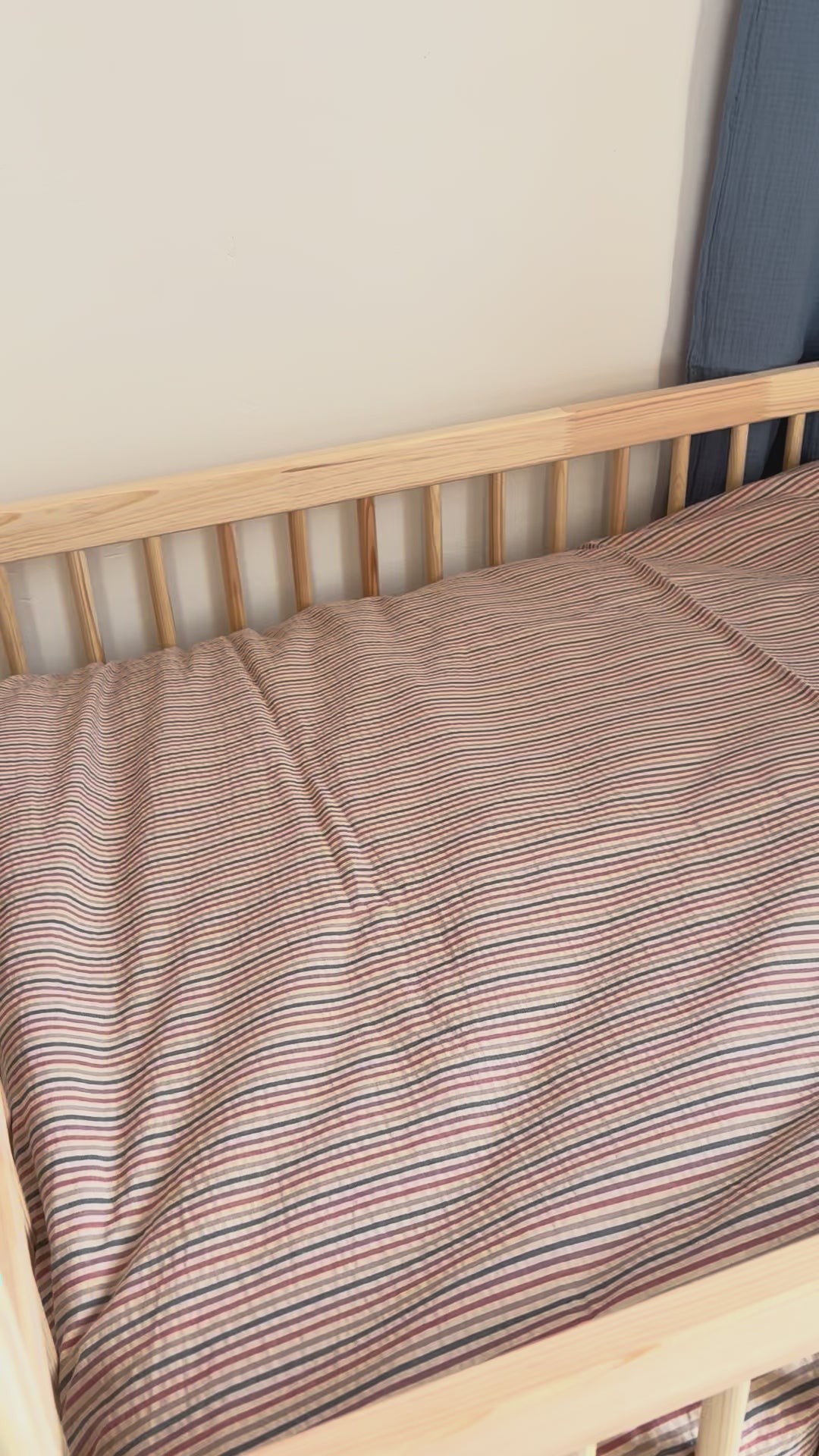 Housse de couette enfant à rayures