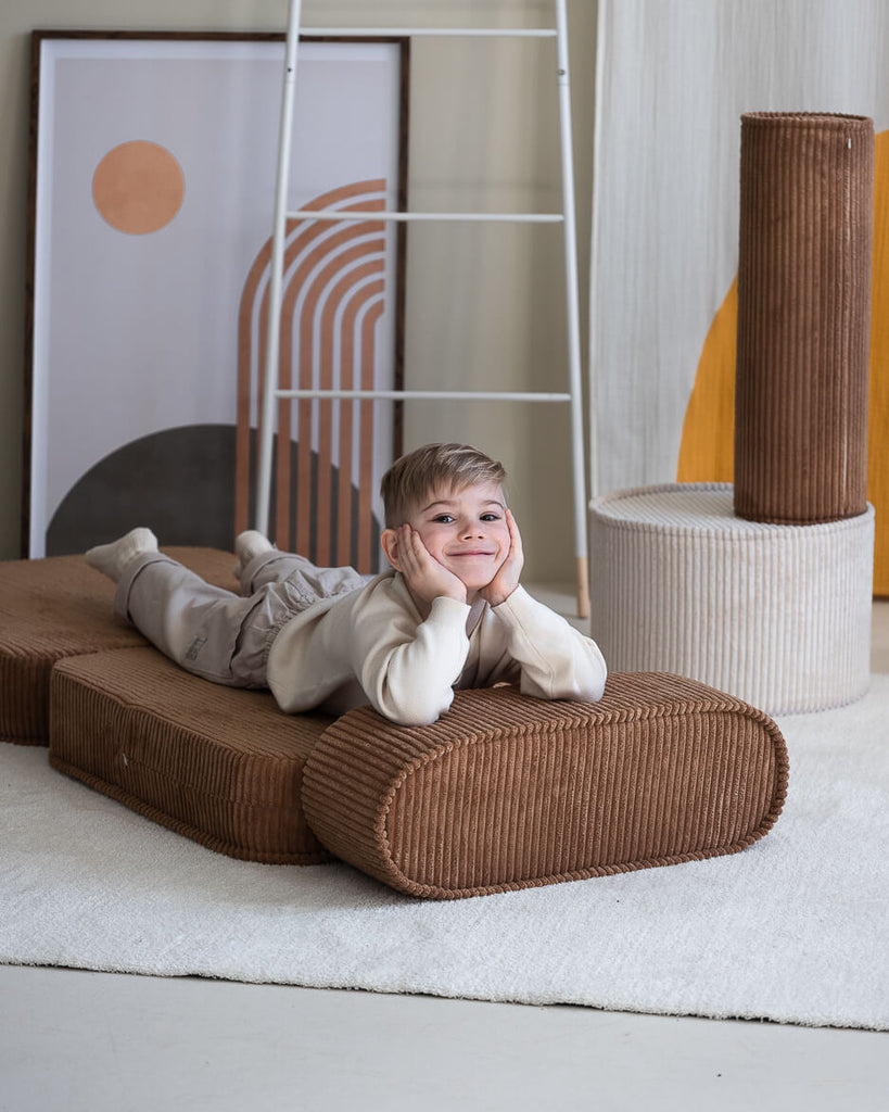 Fauteuil chauffeuse Caramel
