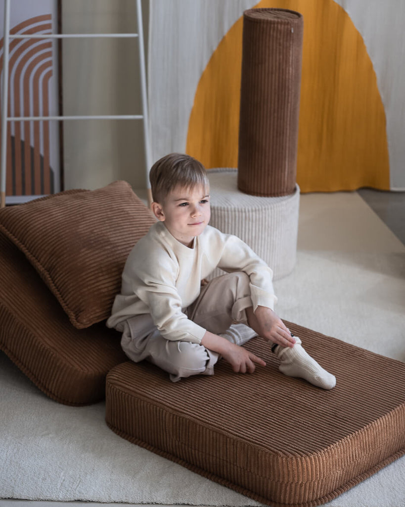 Fauteuil chauffeuse Caramel